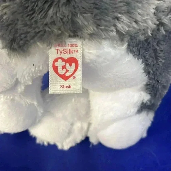 Ty beanie Boo SLUSH the Husky (Glitter Eyes) 10” 💙 - Picture 4 of 9